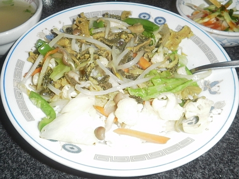 ピューの牛内臓煮御飯