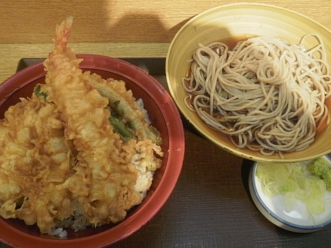 いわもとQの天丼セット