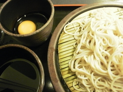 ゆで太郎のもりそば+玉子