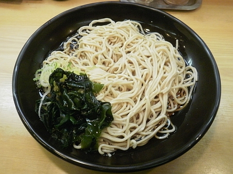 吉そば：冷しかけそば大盛