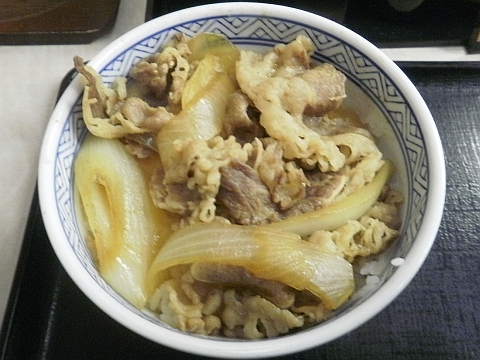 吉野家の牛丼並盛