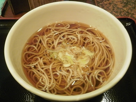 笠置そばのかけそば