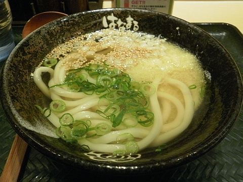 はなまるうどんのかけ小そのまま