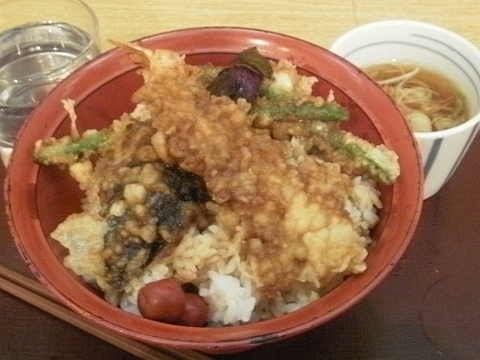 いわもとQの小天丼大盛