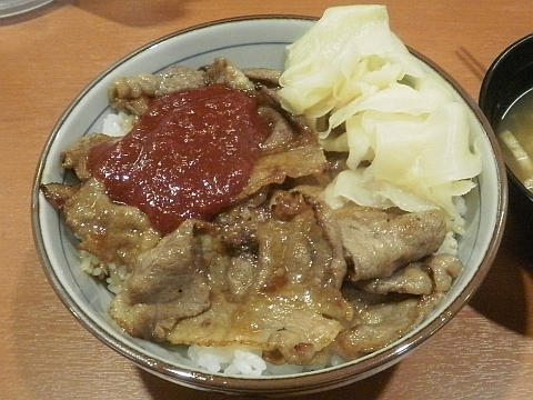 東京チカラめしの焼き牛丼(並)