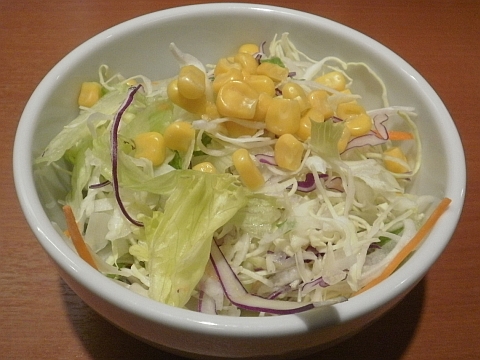 東京チカラめしのサラダ