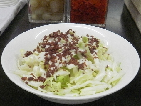 小さなカレー家のコールスローサラダ