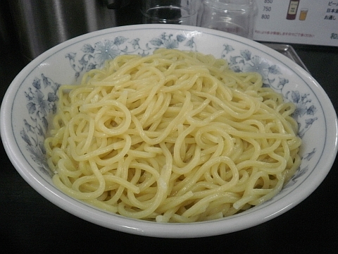 和楽大勝軒のあつもりの麺