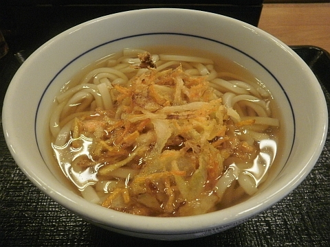 なか卯の朝かきあげうどん