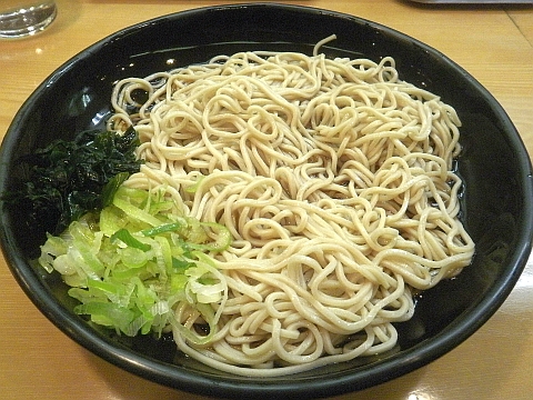 吉そば：冷やしかけそば大盛