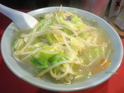 善の家のタンメン大盛