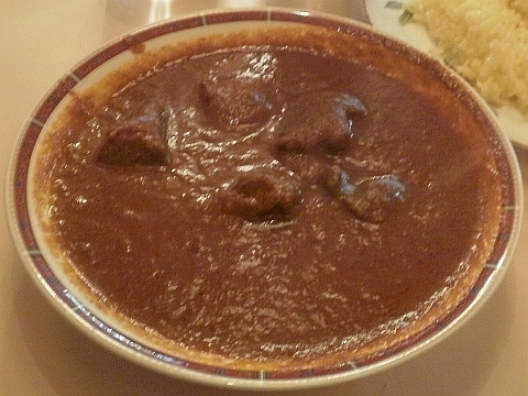 グレートインディア百人町店のマトンカレー