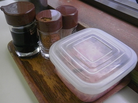 サンボの卓上調味料